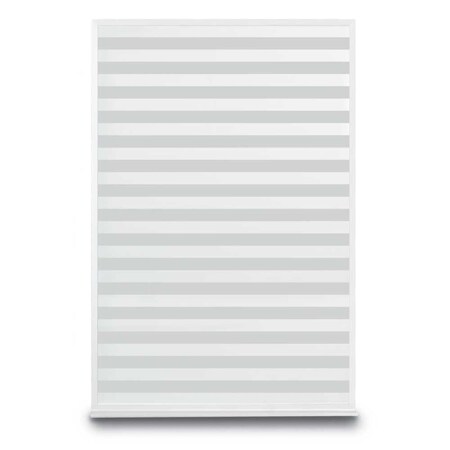 United Visual Products Corkboard, Fabric, Wht/Cld, 1 Door, 48 x 48" UV3035-WHITE-CLOUD